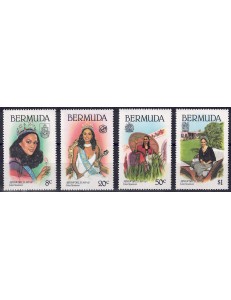 BERMUDA 1980 Miss World 4v MNH**