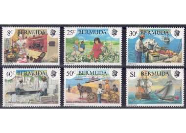 BERMUDA 1981 Tradizioni 6v MNH**