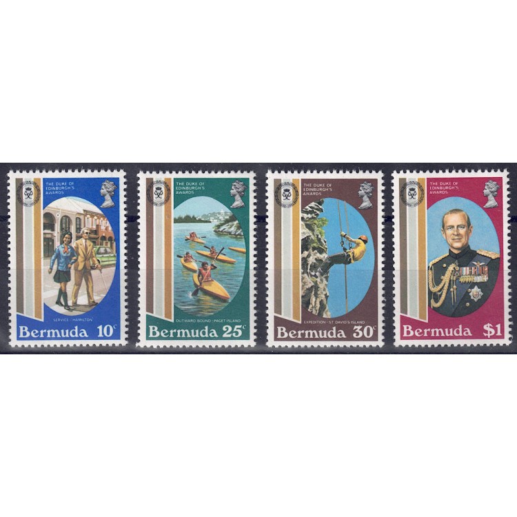 BERMUDA 1981 Premio del Duca di Edimburgo 4v MNH**