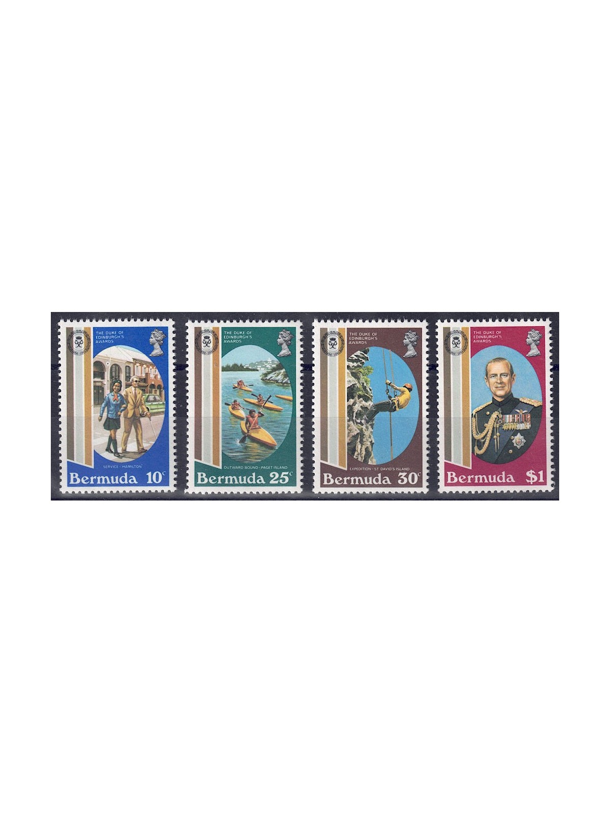 BERMUDA 1981 Duke of Edinburgh Award 4v MNH**