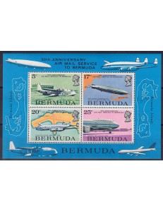 BERMUDA 1975 Servizio di Posta Aerea BF MNH**