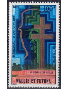 WALLIS AND FUTUNA 1977 General De Gaulle MNH**