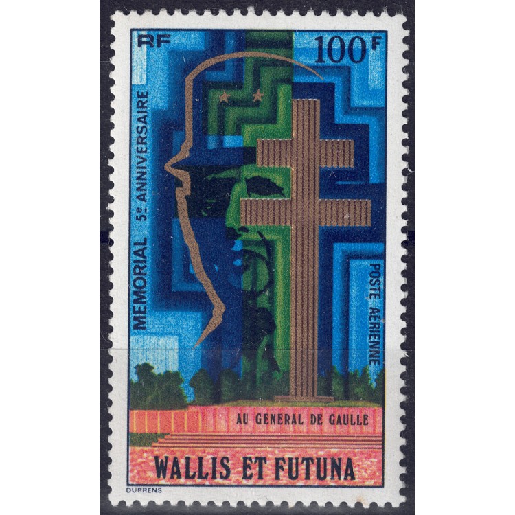 WALLIS E FUTUNA 1977 Generale De Gaulle MNH**