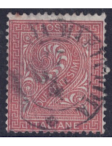 ITALIA REGNO 1863 De La Rue 2c mattone (Londra) us