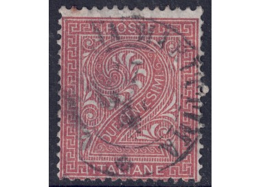 ITALIA REGNO 1863 De La Rue 2c mattone (Londra) us
