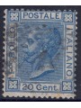ITALIA REGNO 1867 20c azzurro (Londra) us