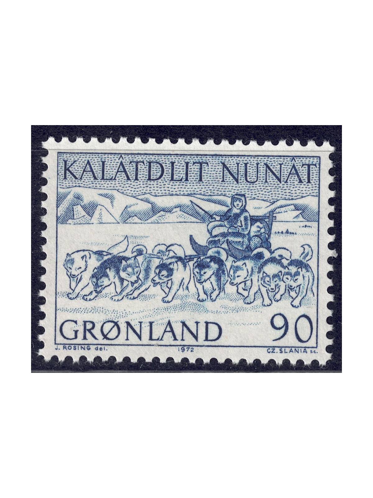 GROENLANDIA 1972 Trasporti postali MNH**