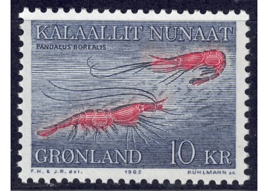 GREENLAND 1982 Fauna (Crustacea) MNH**