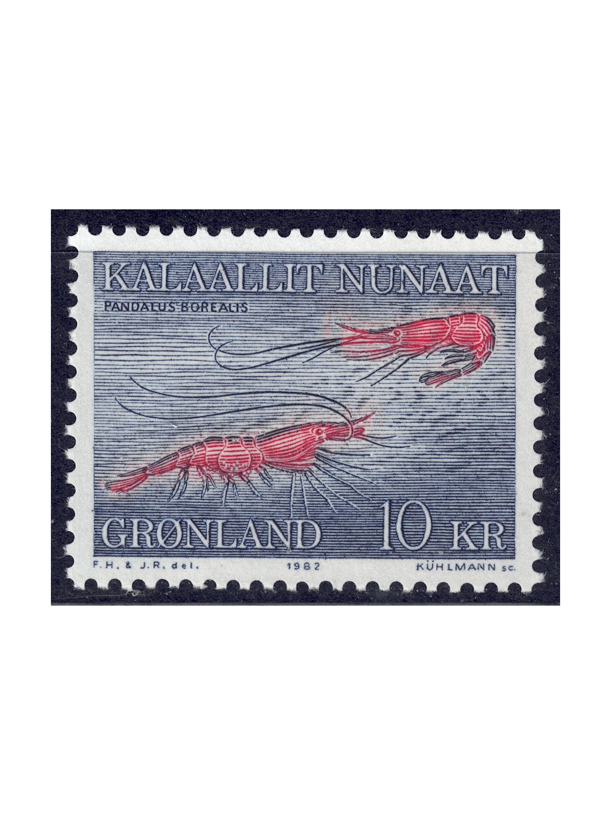 GREENLAND 1982 Fauna (Crustacea) MNH**