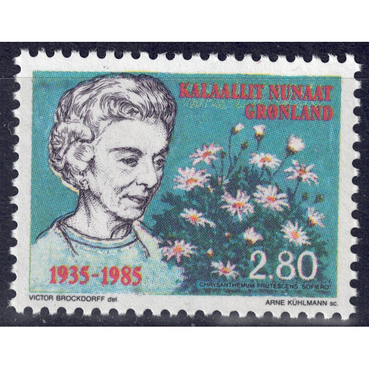 GROENLANDIA 1985 Regina Ingrid MNH**