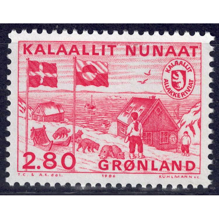 GROENLANDIA 1986 Autonomia postale MNH**