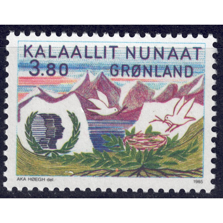 GROENLANDIA 1985 Anno della gioventù MNH**