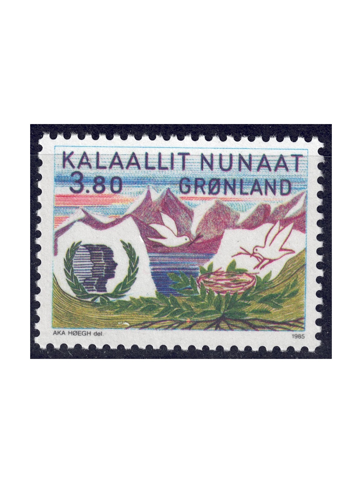 GROENLANDIA 1985 Anno della gioventù MNH**