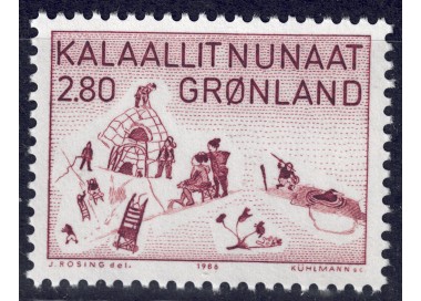 GREENLAND 1986 Greenlandic Artists (Aninaaq) MNH**