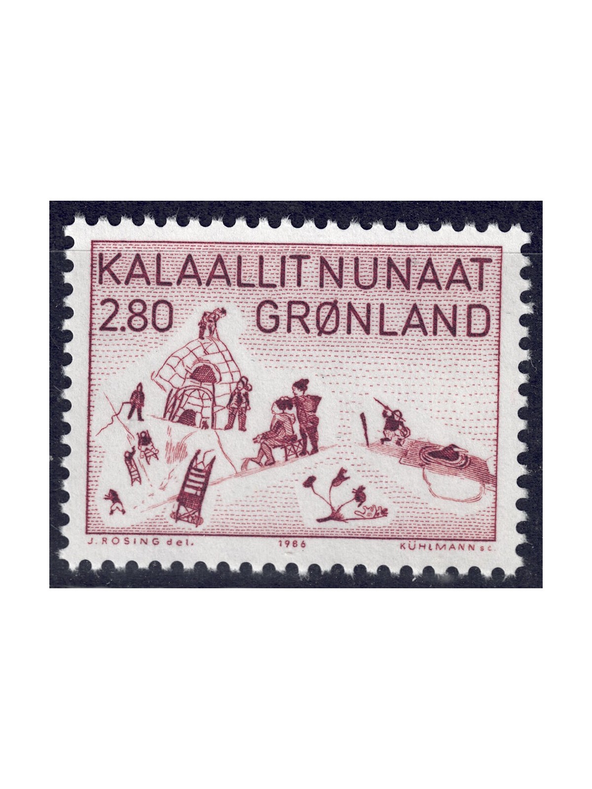 GROENLANDIA 1986 Artisti groenlandesi (Aninaaq) MNH**