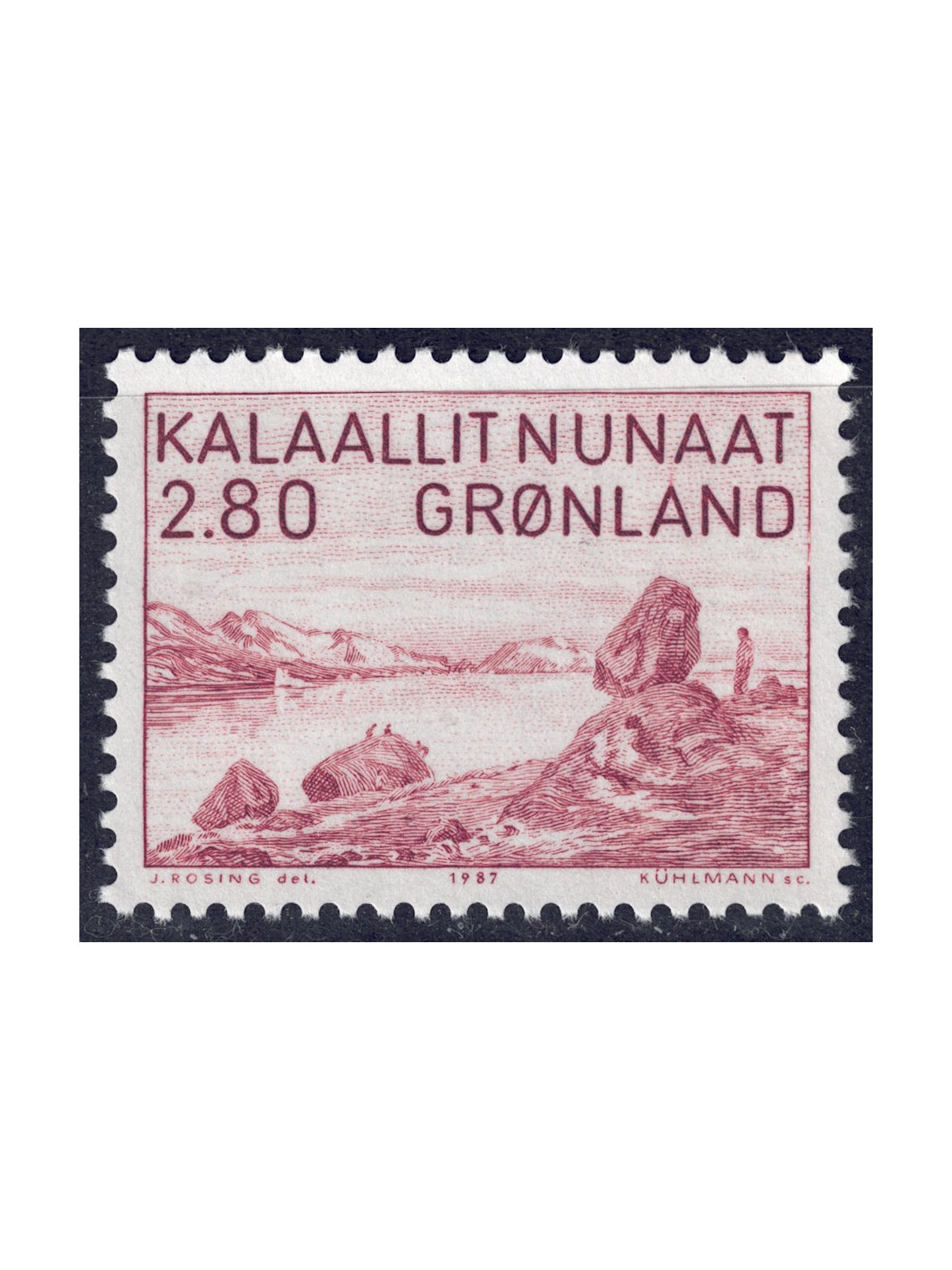 GREENLAND 1987 Peter Rosing MNH**