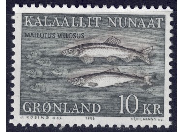 GROENLANDIA 1986 Fauna (pesci) MNH**