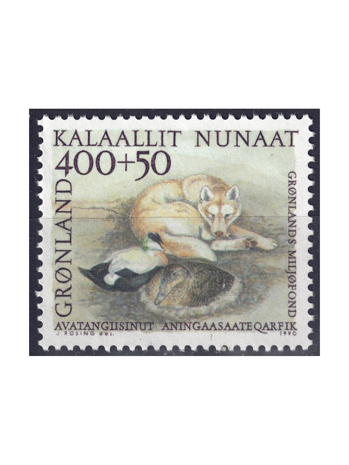 GREENLAND 1990 Local fauna MNH**