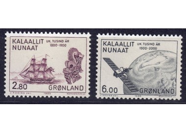 GREENLAND 1985 History of Greenland (6th series) 2v MNH**
