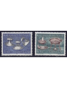 GROENLANDIA 1986 Artigianato locale 2v MNH**