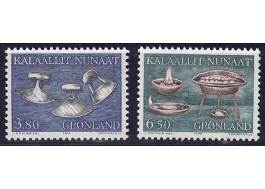GROENLANDIA 1986 Artigianato locale 2v MNH**