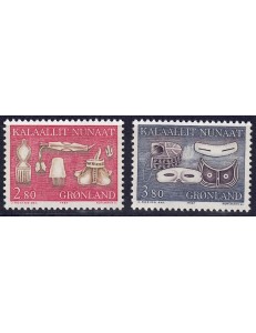 GROENLANDIA 1987 Artigianato locale 2v MNH**