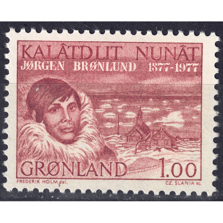 GROENLANDIA 1977 Jorgen Bronlund MNH**