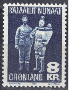 GROENLANDIA 1980 Artigianato locale MNH**