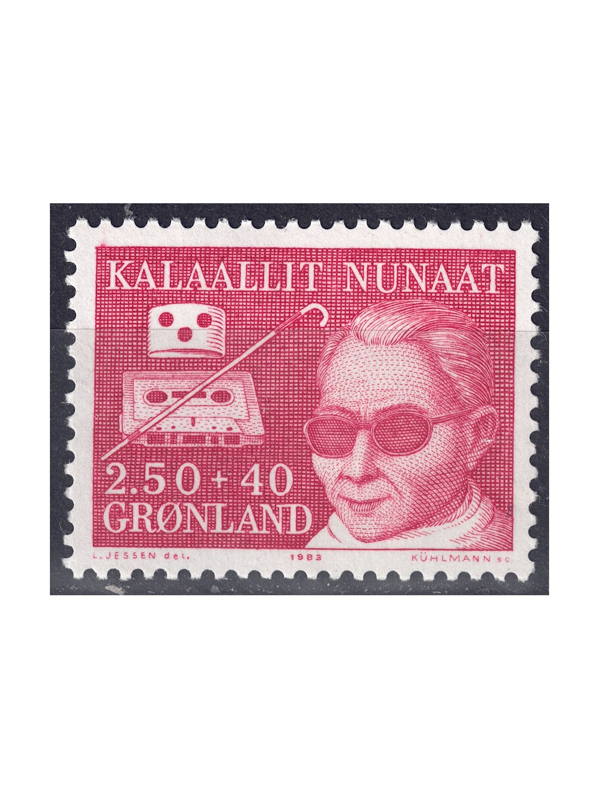 GROENLANDIA 1983 Pro handicappati MNH**