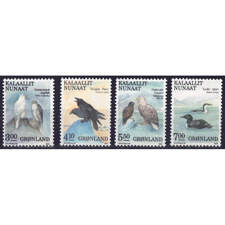GREENLAND 1988 Local fauna (2nd series) 4v MNH**
