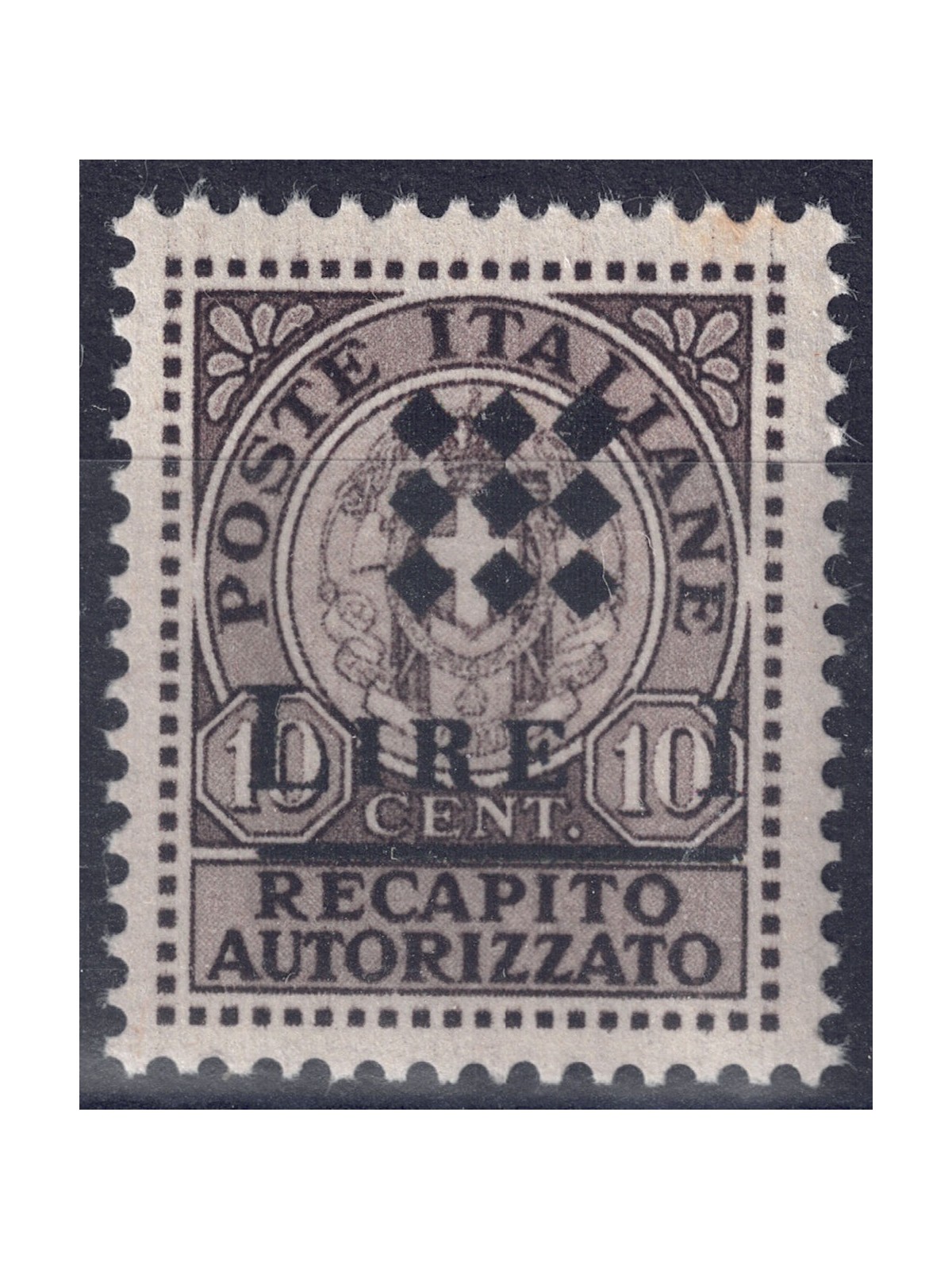 GUIDIZZOLO 1945 Recapito autorizzato (soprastampa rombi) MNH**