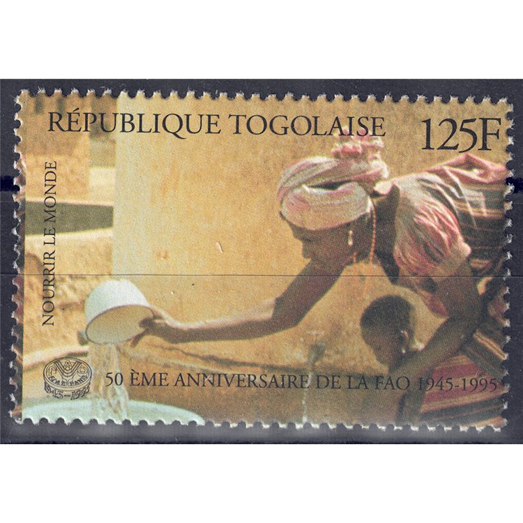 TOGO 1995 Anniversary FAO MNH**