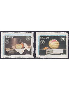 PARAGUAY 1995 Anniversario FAO 2v MNH**