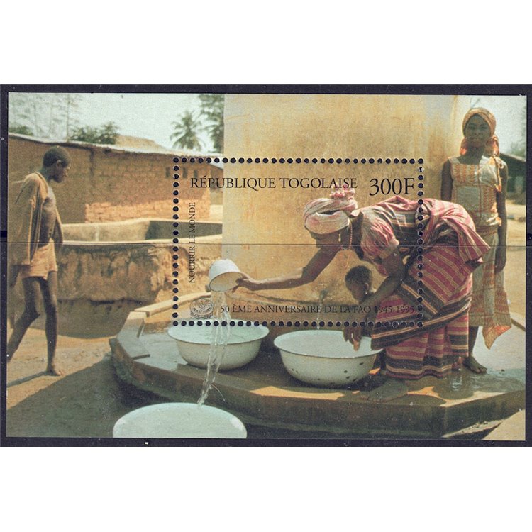 TOGO 1995 Anniversary FAO s/s MNH**