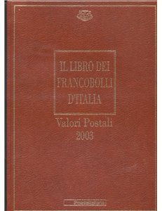 ITALIA 2003 Buca delle Lettere, il libro dei francobolli