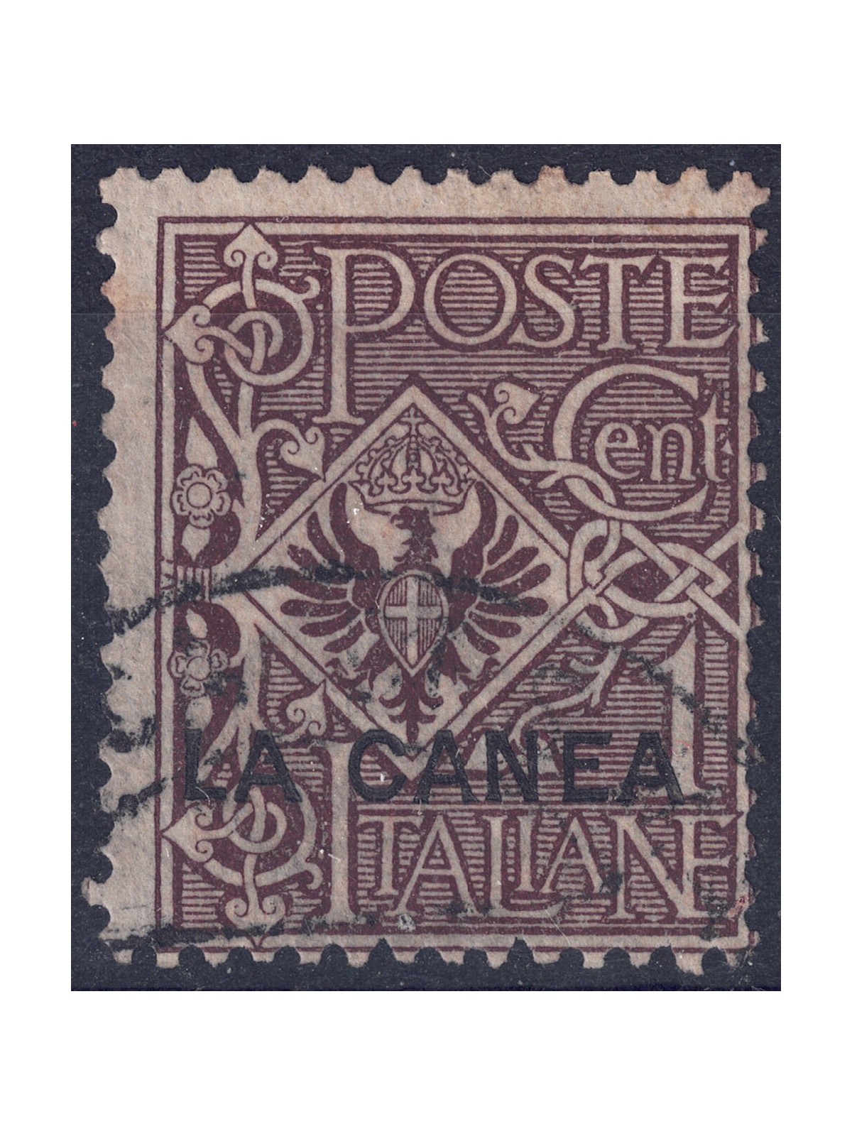 CRETE (CANEA) 1906 Ordinary series (1c brown) us