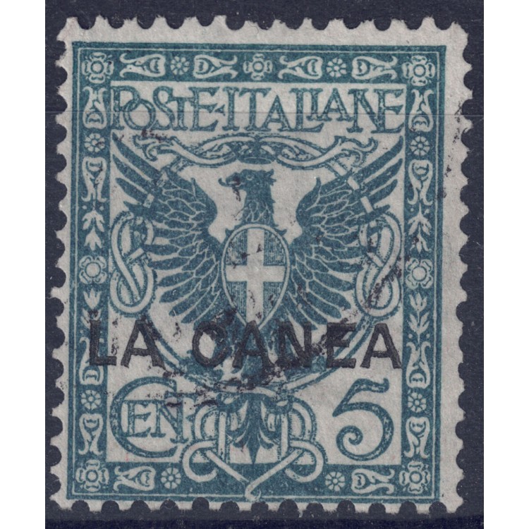 CRETE (CANEA) 1906 Ordinary series (5c red green) us