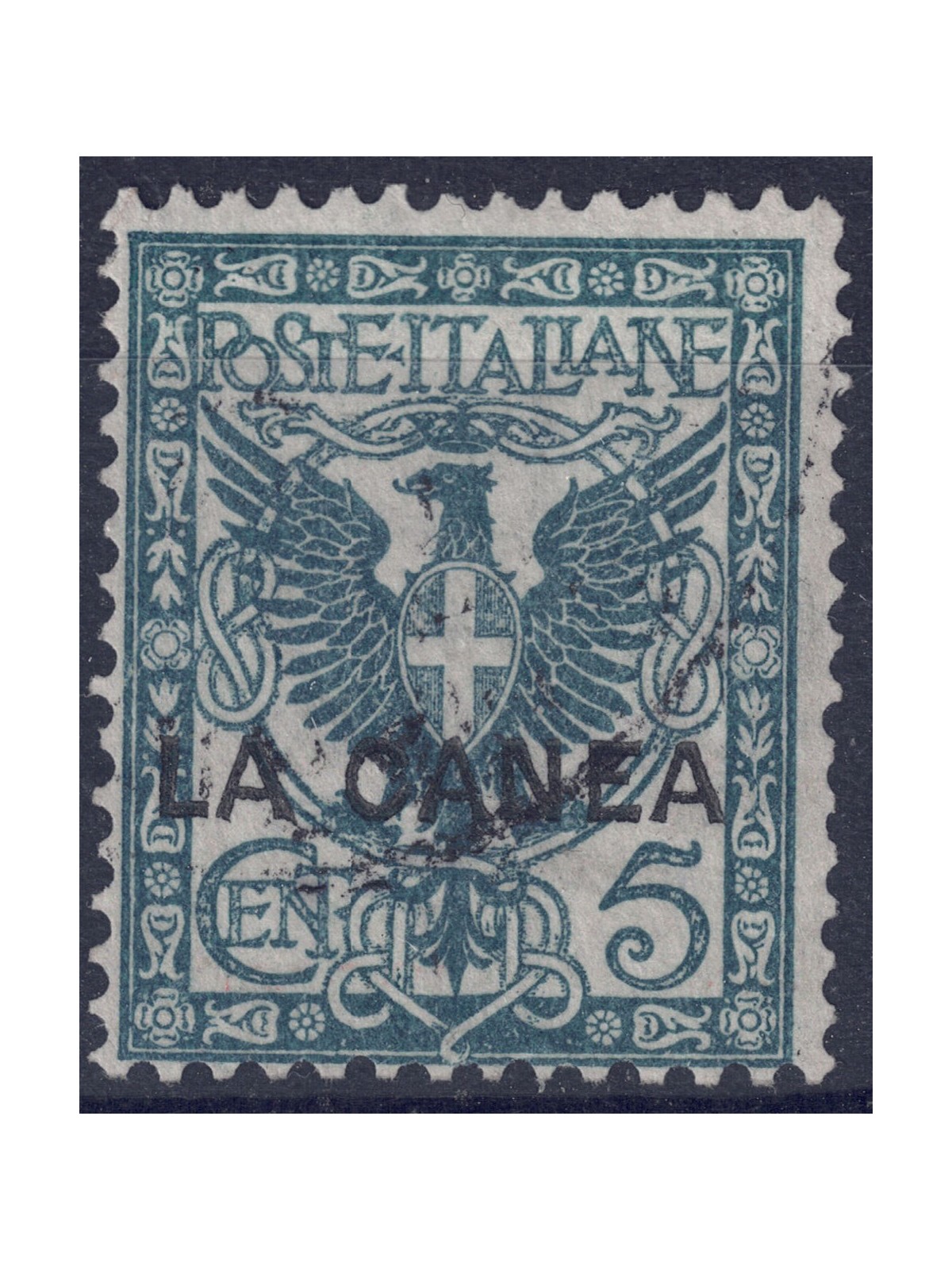 CRETE (CANEA) 1906 Ordinary series (5c red green) us