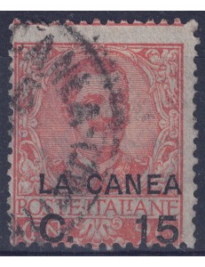 CRETE (CHANEA) 1906 Ordinary series (15c on 20c orange) us