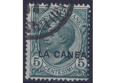 CRETE (CANEA) 1907-12 Ordinary series (5c green) us