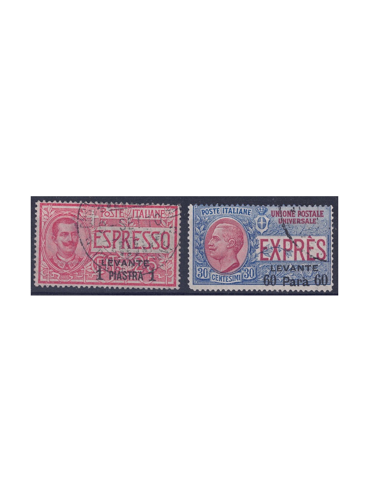 LEVANTE (TURCHIA) 1908-10 Espressi 2v us