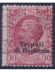 LEVANTE (TRIPOLI DI BARBERIA) 1909 Effigie 10c rosa us