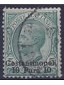 LEVANT (CONSTANTINOPLE) 1909-11 Effigy 10 para su 5c verde us