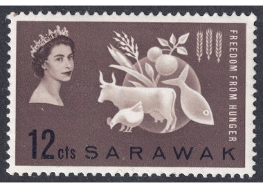 MALAYSIA 1963 (Sarawak) Campaign against hunger MNH**