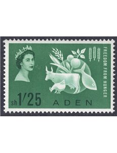 ADEN 1963 Campagna contro la fame MNH**