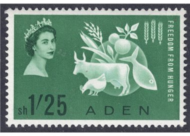 ADEN 1963 Campaign Against Hunger MNH**
