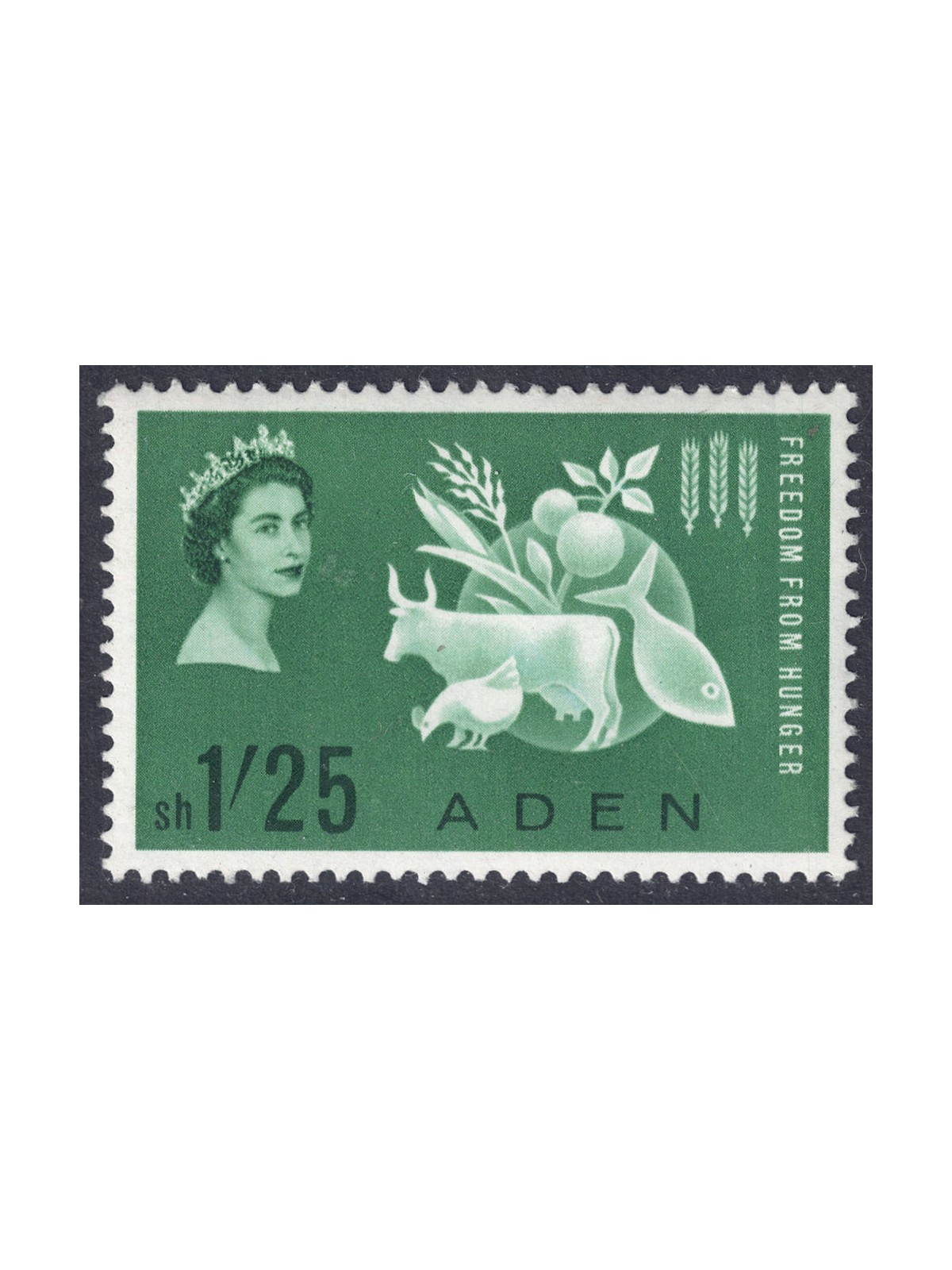 ADEN 1963 Campaign Against Hunger MNH**