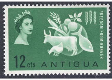 ANTIGUA 1963 Campagna contro la fame MNH**
