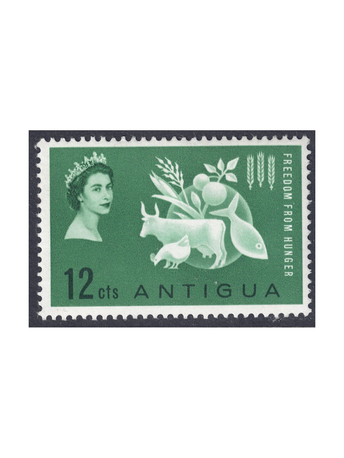 ANTIGUA 1963 Campagna contro la fame MNH**