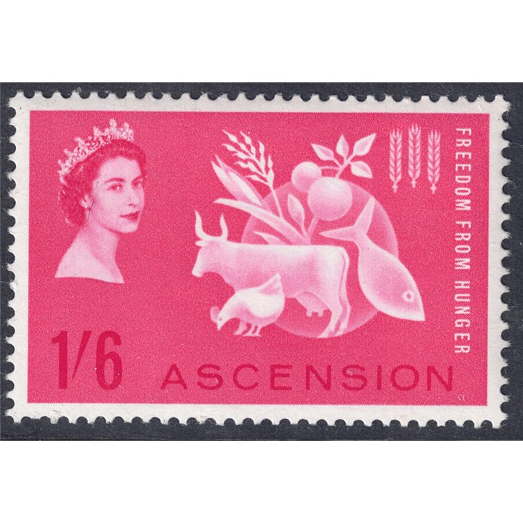 ASCENSION 1963 Campagna contro la fame MNH**
